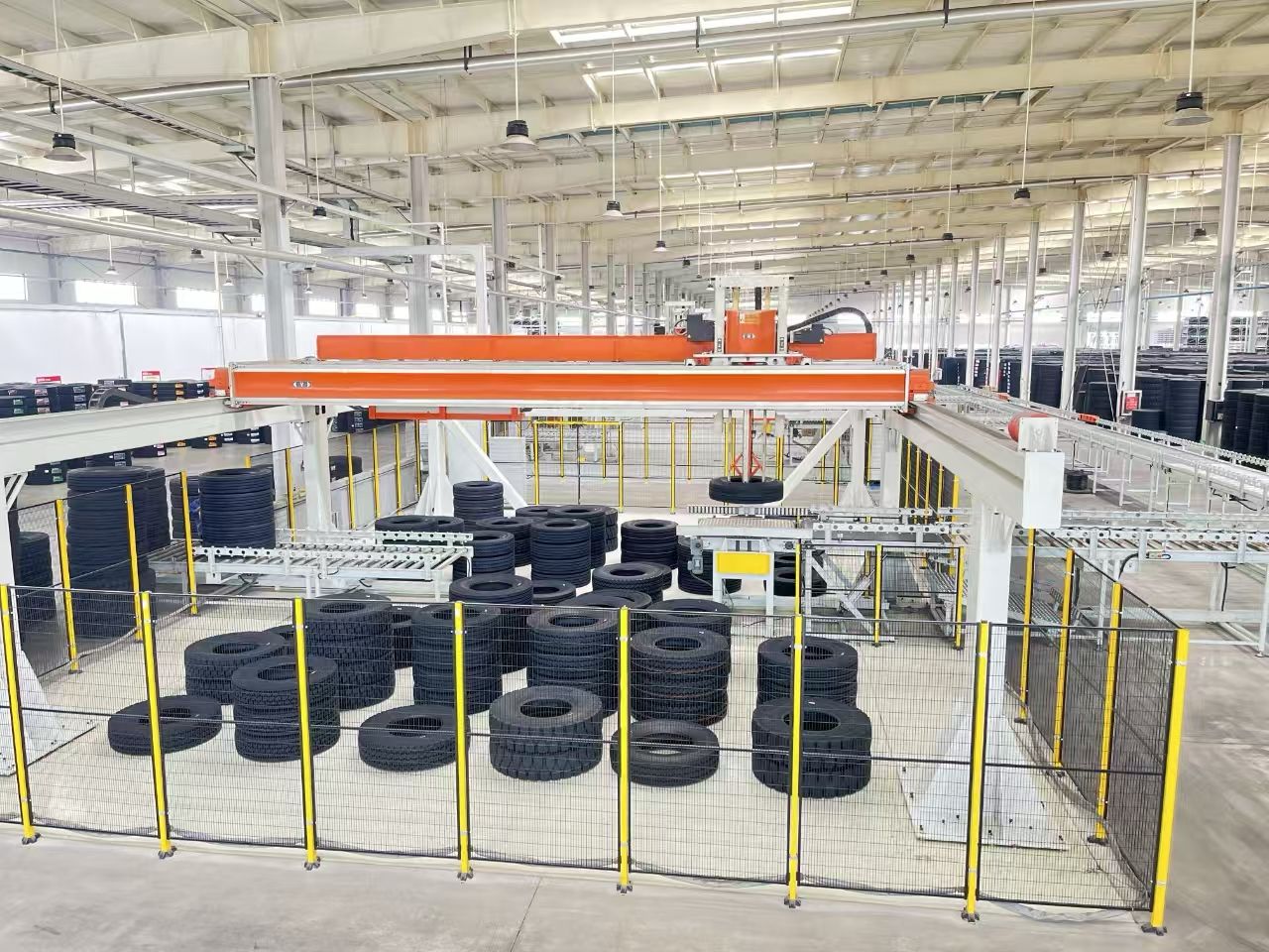 Real warehouse and loading scene for suppliers